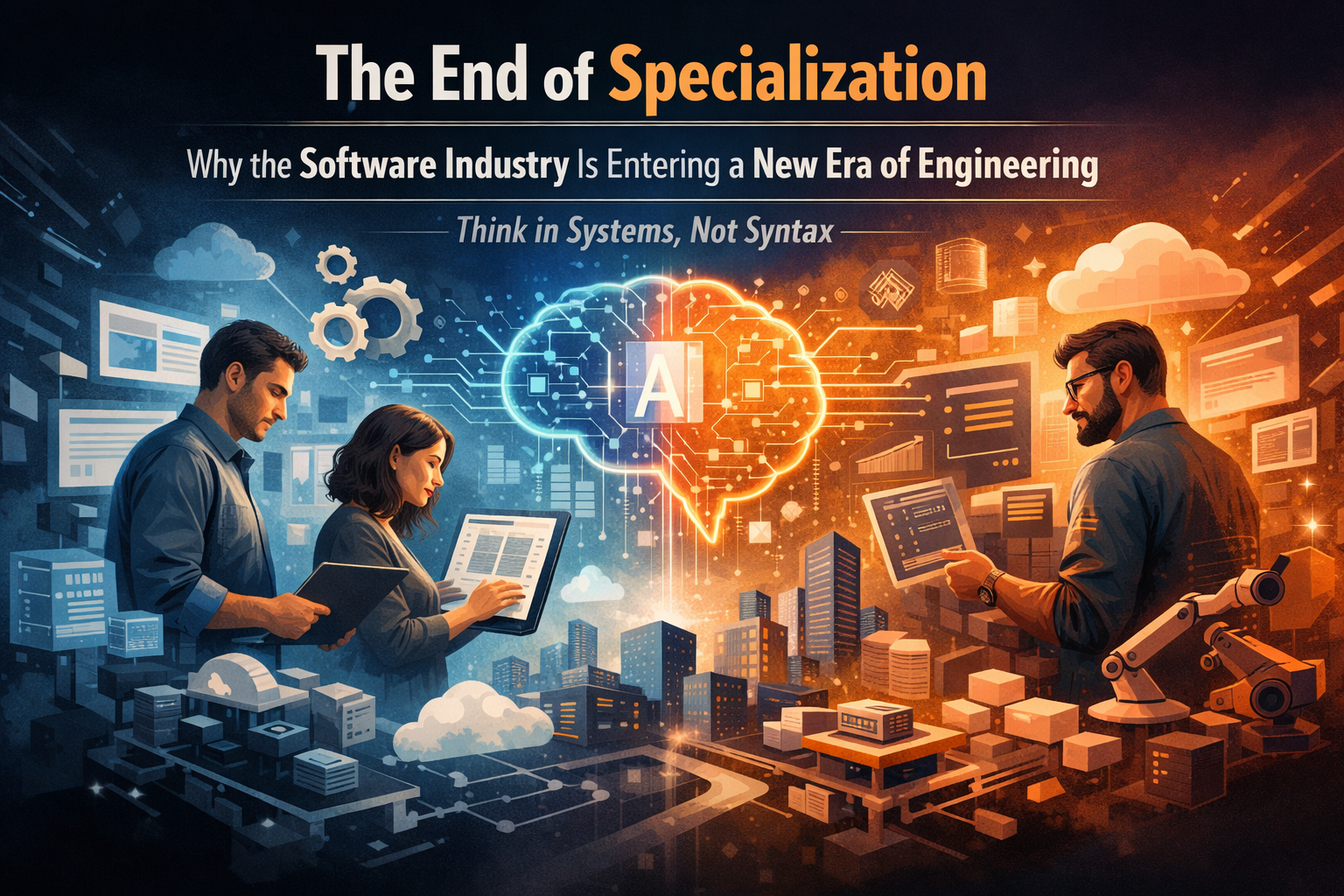 The roles are merging, the tools are shifting, and the engineers who thrive will be the ones who think in systems.